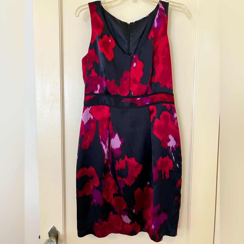 Tahari Silk Cocktail Dress Size 8